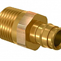 1136010 USYSTEMS штуцер с наружной резьбой латунный для труб PE-Xa 25-R3/4"НР, тип 2 '40Ф